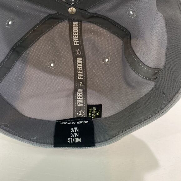 Under Armour Freedom Logo Fitted Hat S MD/LG Gray Stars & Stripes - Picture 7 of 7